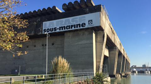Bordeaux submarine base photo